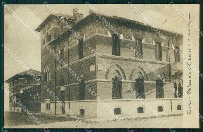 Torino Città Palazzotto d'Entrèves Via Legnano cartolina MZ7074 – fronte