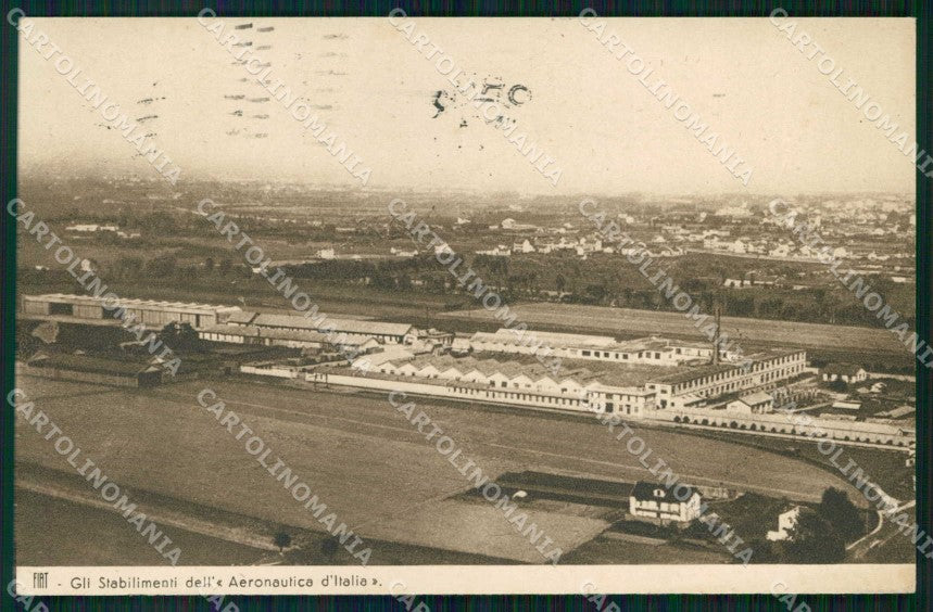Torino Città Stabilimenti Aeronautica Italia cartolina MZ7105 – fronte