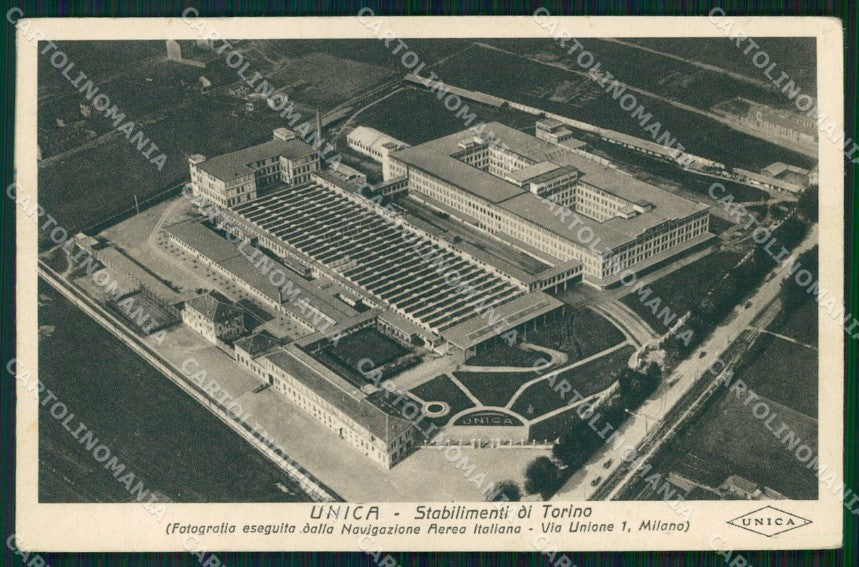Torino Città Stabilimenti Wafers Unica cartolina MZ7106 – fronte