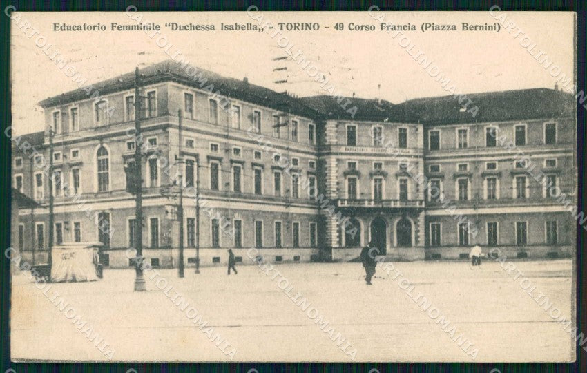 Torino Città Educatorio Duchessa Isabella Corso Francia cartolina MZ7121 – fronte