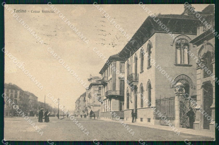 Torino Città Corso Francia Brunner ABRASA cartolina MZ7134 – fronte