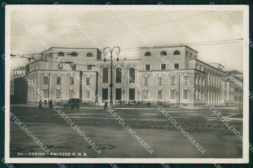 Torino Città Palazzo O N B Fascismo Foto cartolina MZ7150 – fronte