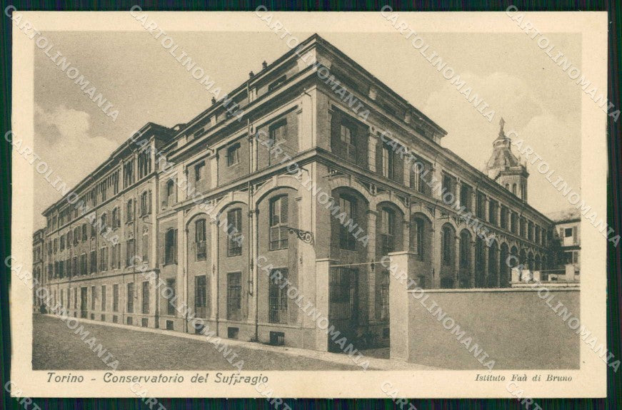 Torino Città Conservatorio Suffragio cartolina MZ7165 – fronte