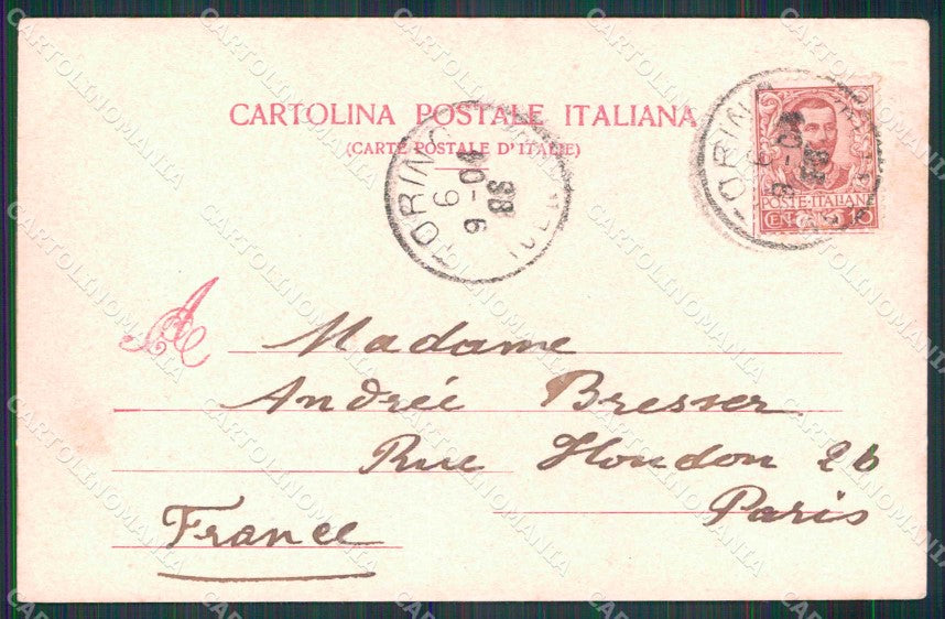 Torino Città Piazza Statuto Tram Frejus Modiano 7390 cartolina MZ7180 – retro