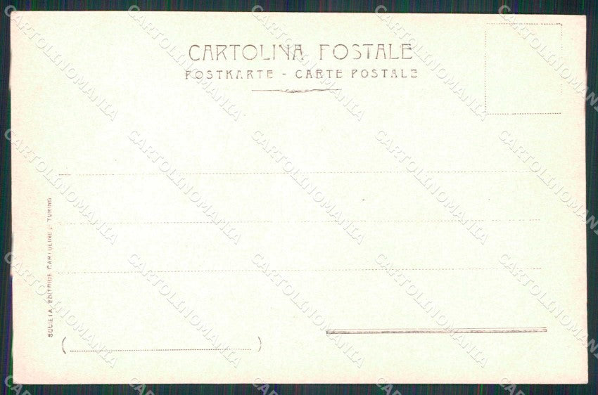 Torino Città Piazza Statuto Corso Beccaria Tram cartolina MZ7190 – retro