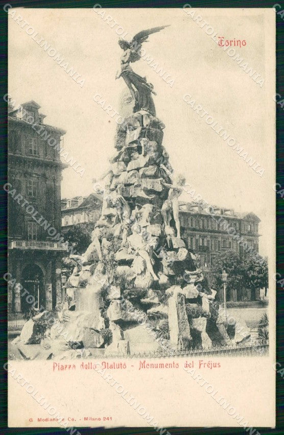 Torino Città Monumento del Frejus Piazza Statuto Modiano 241 cartolina MZ7198 – fronte
