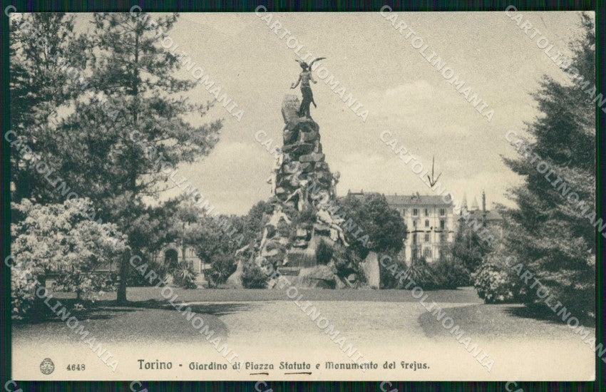 Torino Città Giardino Piazza Statuto Frejus Brunner 4648 cartolina MZ7201 – fronte