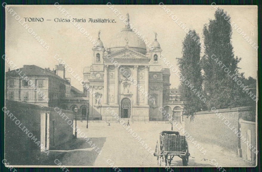 Torino Città Chiesa Maria Ausiliatrice cartolina MZ7217 – fronte