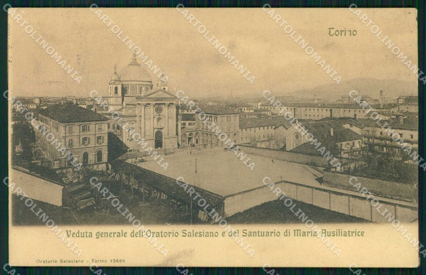 Torino Città Oratorio Salesiano Chiesa Maria Ausiliatrice cartolina MZ7218 – fronte