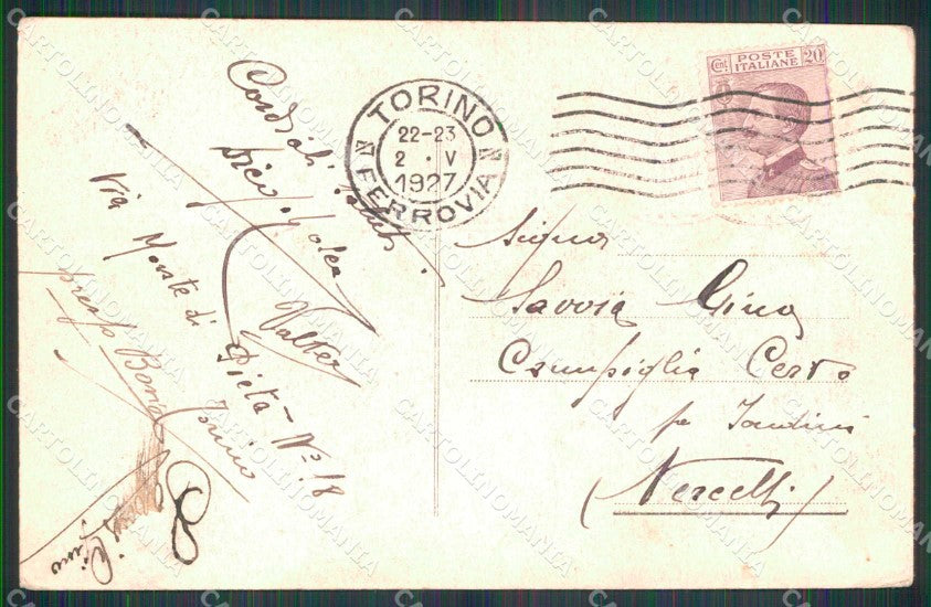 Torino Città Via Corte d'Appello cartolina MZ7234 – retro