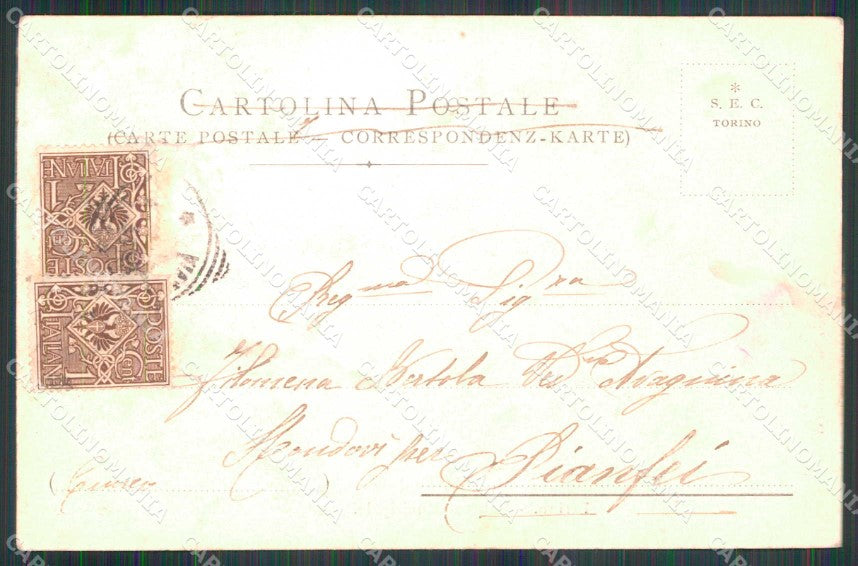 Torino Città Palazzo Municipale cartolina MZ7240 – retro