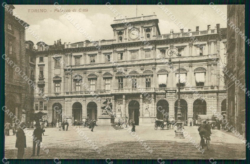 Torino Città Palazzo Municipale cartolina MZ7244 – fronte