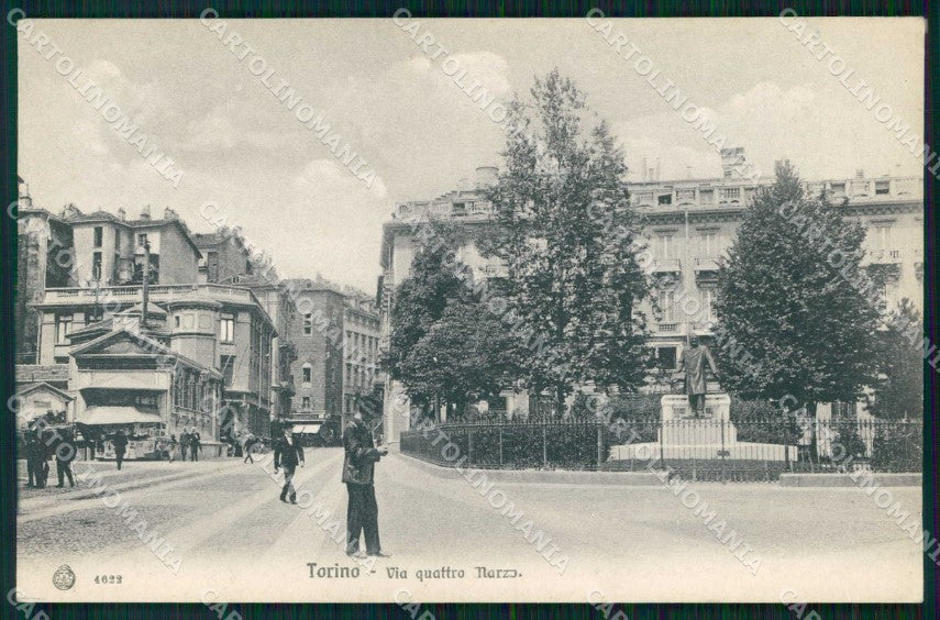 Torino Città Via Quattro Marzo Brunner 4622 cartolina MZ7254 – fronte