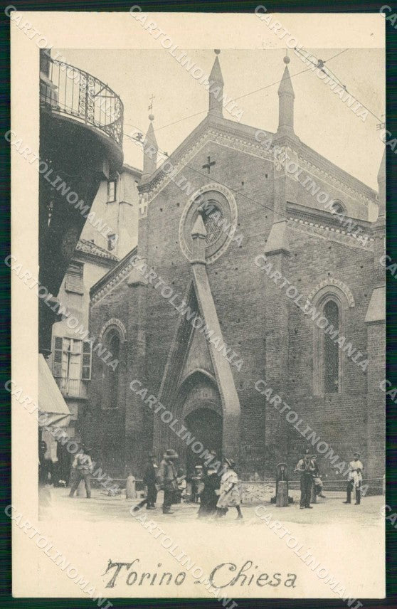 Torino Città Chiesa San Domenico cartolina MZ7259 – fronte