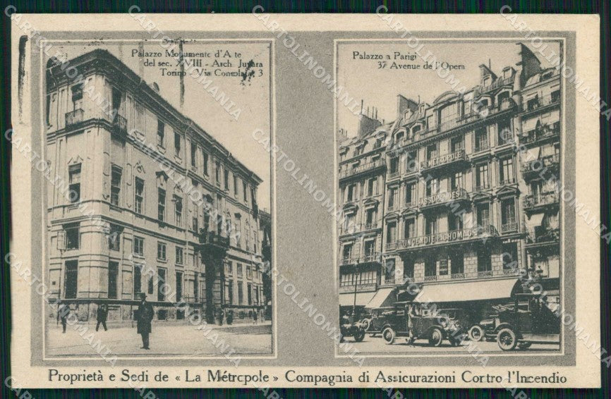 Torino Città Via Consolata Palazzo Monumento d'Arte cartolina MZ7270 – fronte
