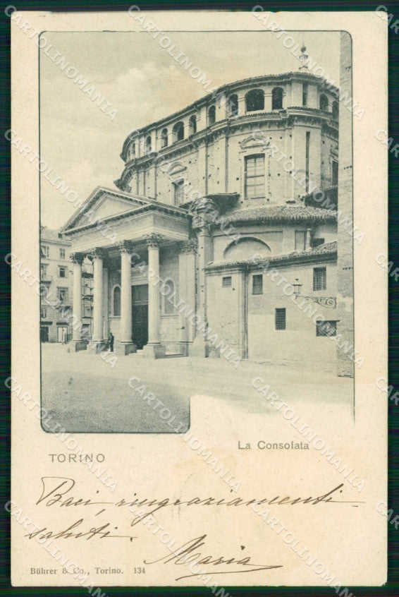 Torino Città Santuario della Consolata cartolina MZ7274 – fronte