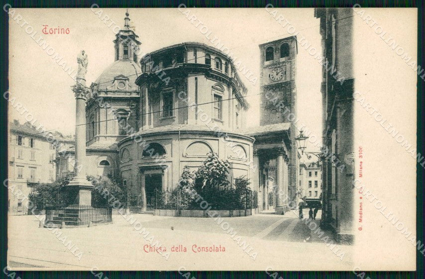 Torino Città Santuario della Consolata Modiano 3106 cartolina MZ7275 – fronte
