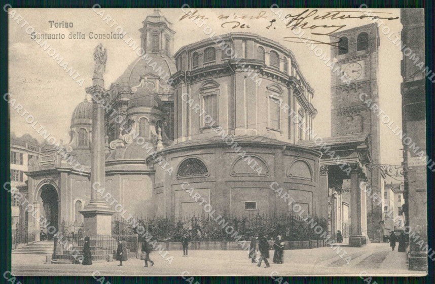 Torino Città Santuario della Consolata cartolina MZ7278 – fronte