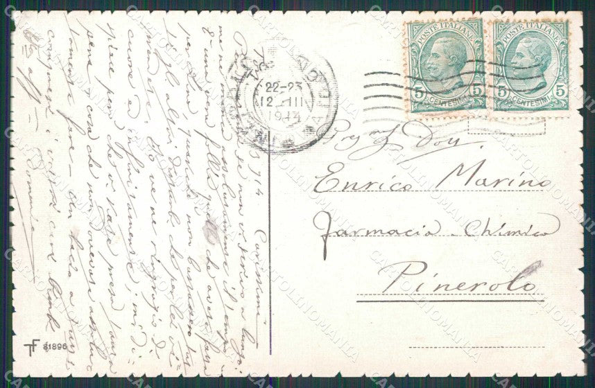 Torino Città Piazza Emanuele Filiberto Tram Mercato cartolina MZ7298 – retro