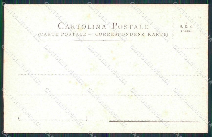 Torino Città Piazza Emanuele Filiberto Tram Mercato cartolina MZ7299 – retro