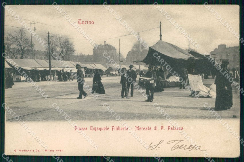Torino Città Porta Palazzo Mercato Modiano 4161 cartolina MZ7311 – fronte