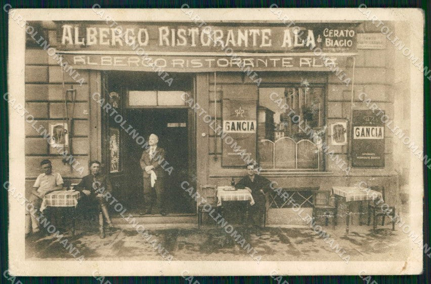 Torino Città Albergo Ristorante Ala Corso Giulio Cesare PIEGHE cartolina MZ7344 – fronte