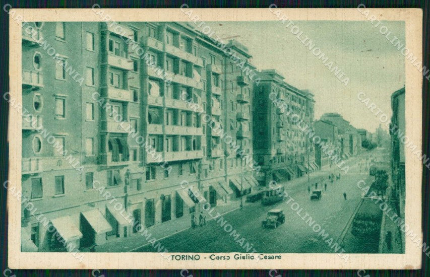 Torino Città Corso Giulio Cesare Tram cartolina MZ7369 – fronte