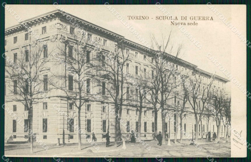 Torino Città Corso Vinzaglio Scuola di Guerra cartolina MZ7422 – fronte