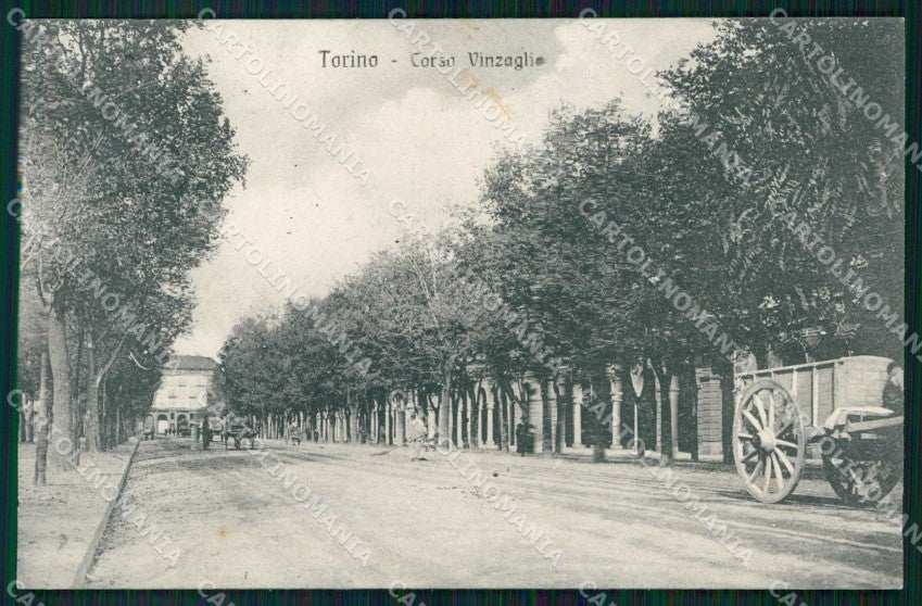 Torino Città Corso Vinzaglio cartolina MZ7427 – fronte