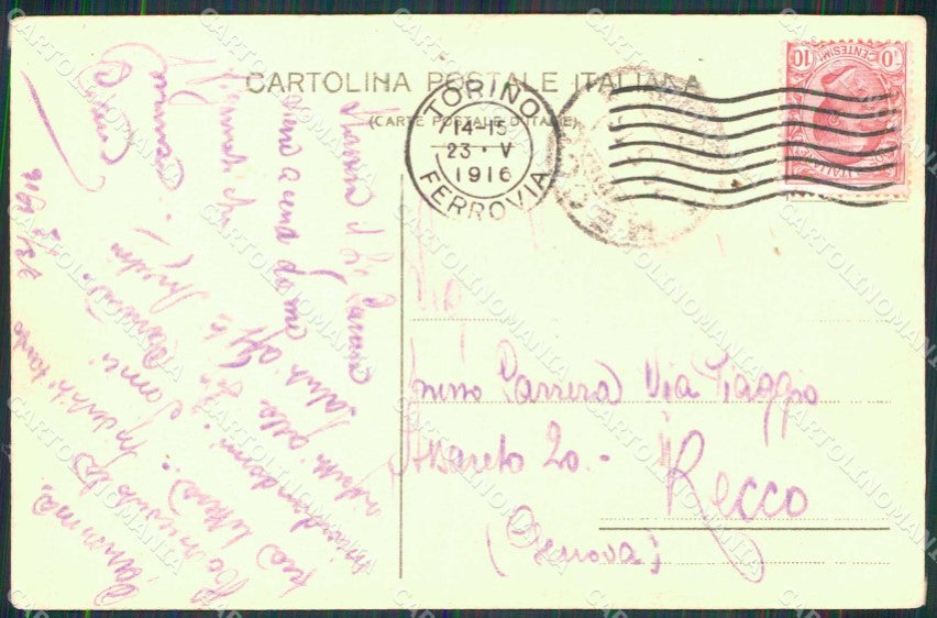 Torino Città Camera del Lavoro Modiano 10110 cartolina MZ7443 – retro