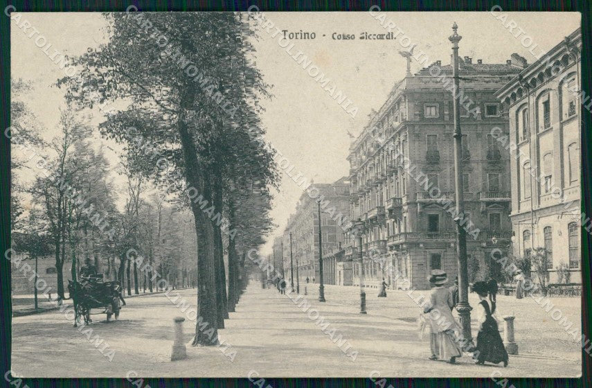 Torino Città Corso Siccardi Brunner 4762 cartolina MZ7444 – fronte