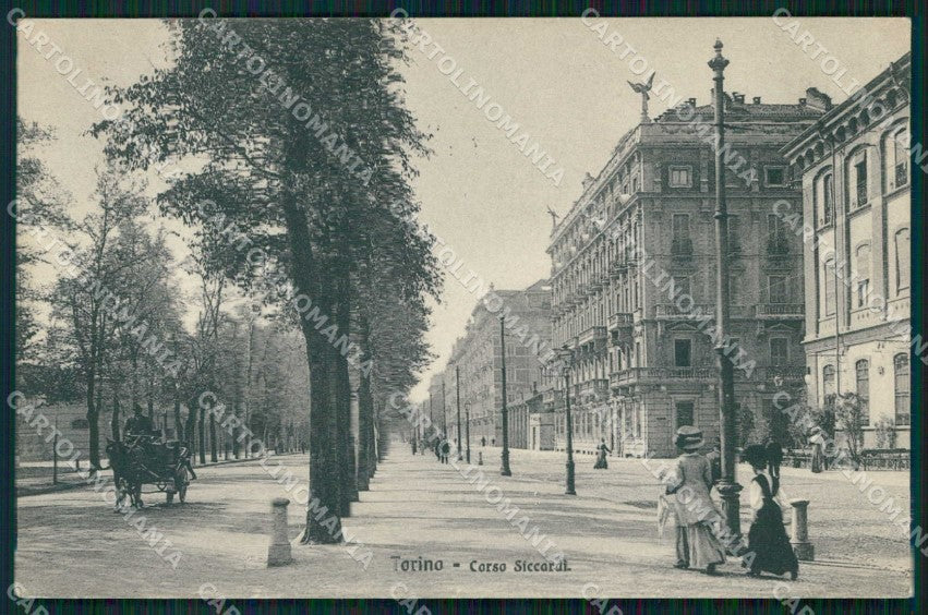 Torino Città Corso Siccardi Brunner 4762 cartolina MZ7445 – fronte