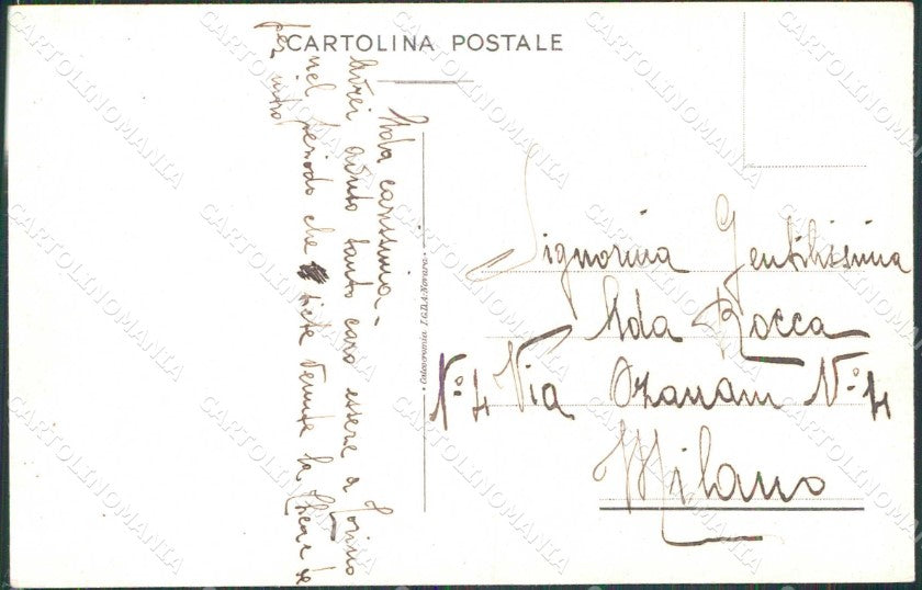 Torino Città Via Cernaia cartolina MZ7447 – retro