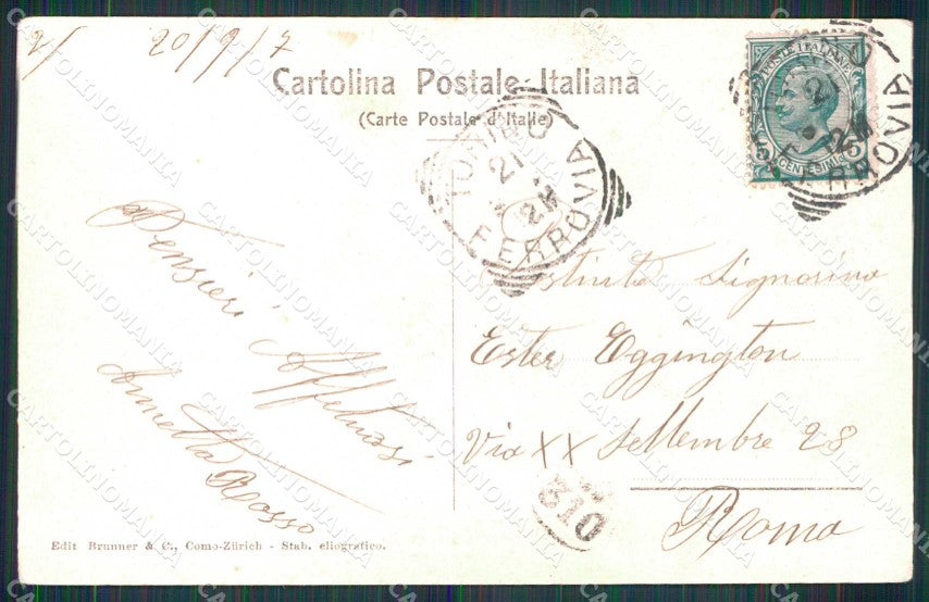 Torino Città Giardino Alessandro Lamarmora Bersaglieri cartolina MZ7449 – retro