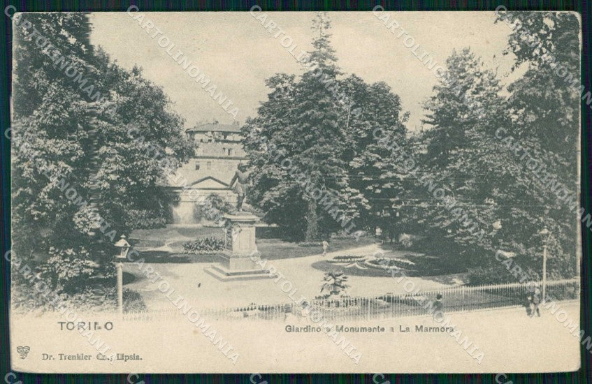 Torino Città Giardino Monumento Lamarmora Bersaglieri cartolina MZ7450 – fronte