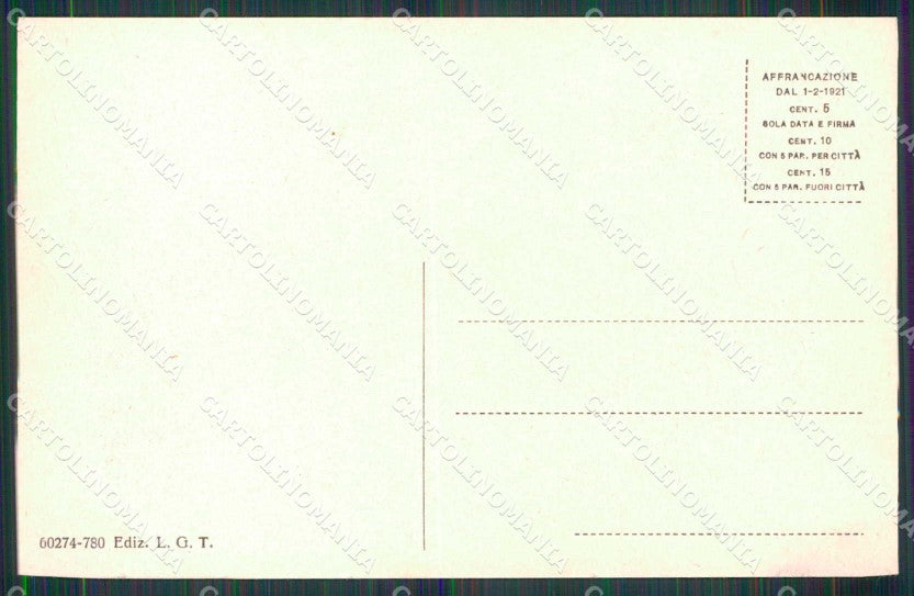 Torino Città Monumento Generale Alfonso Lamarmora Bersaglieri cartolina MZ7458 – retro