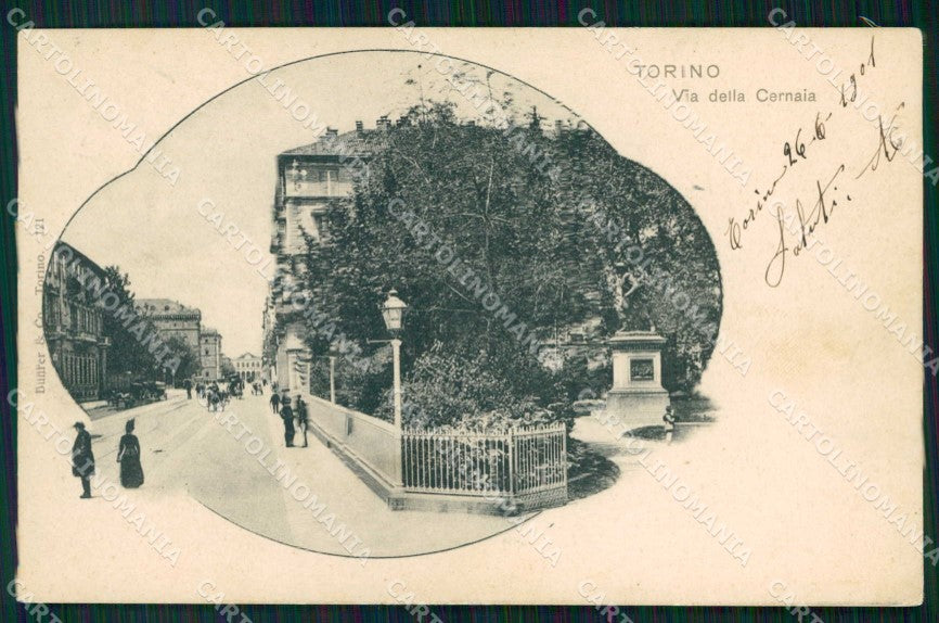 Torino Città Via Cernaia cartolina MZ7461 – fronte