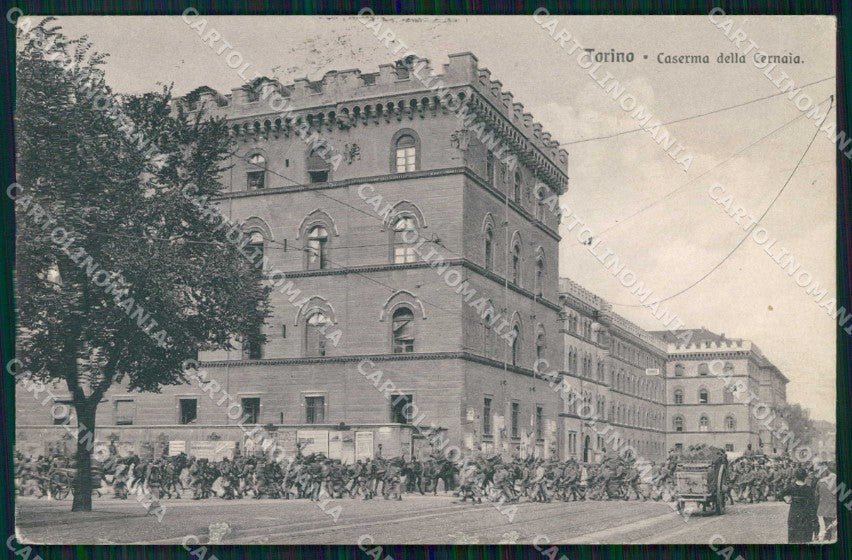 Torino Città Caserma Cernaia Militari Brunner 12429 cartolina MZ7482 – fronte