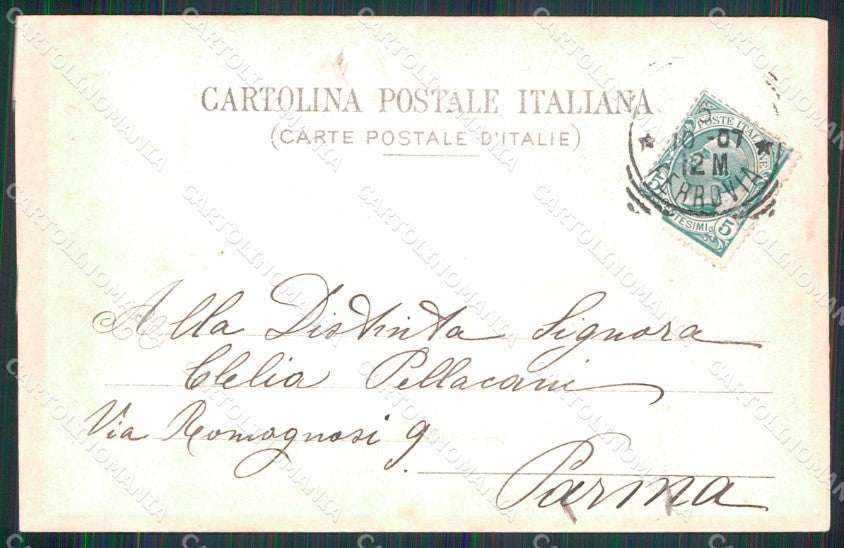 Torino Città Quartieri Via Cernaia cartolina MZ7484 – retro