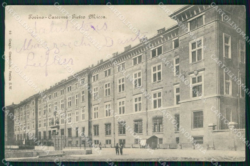 Torino Città Caserma Pietro Micca cartolina MZ7487 – fronte