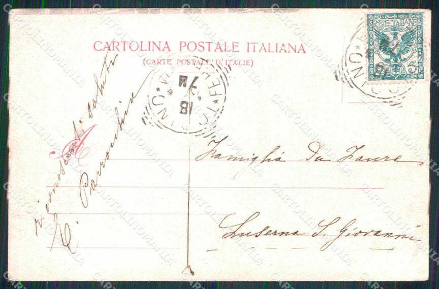 Torino Città Facciata Caserma Pietro Micca Modiano 4159 cartolina MZ7488 – retro