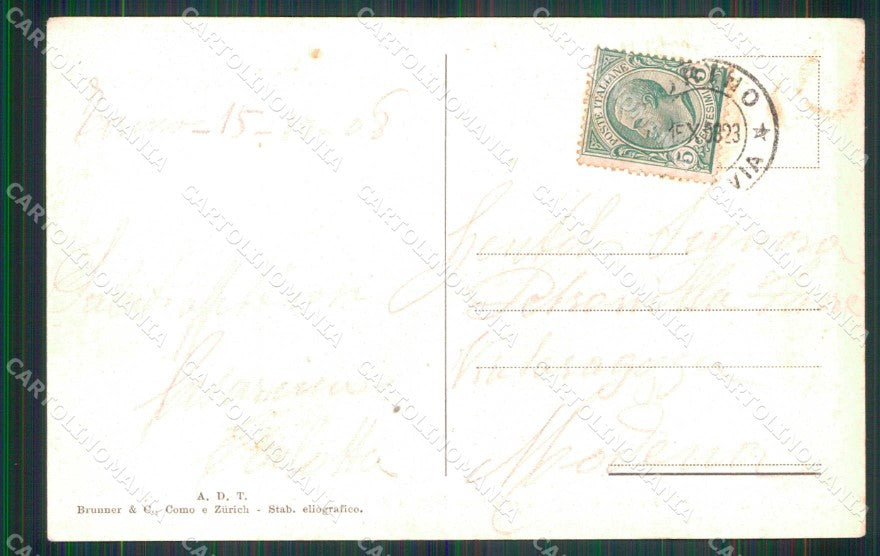 Torino Città Giardino Cittadella G B Cassinis Brunner 57 cartolina MZ7503 – retro