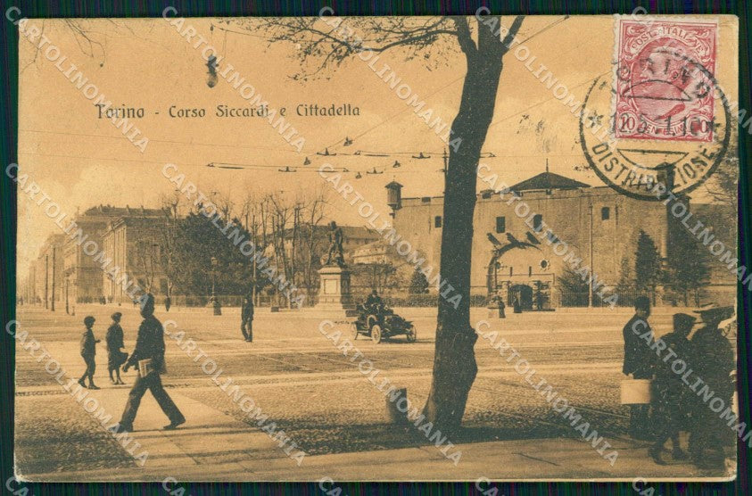 Torino Città Corso Siccardi Cittadella cartolina MZ7506 – fronte