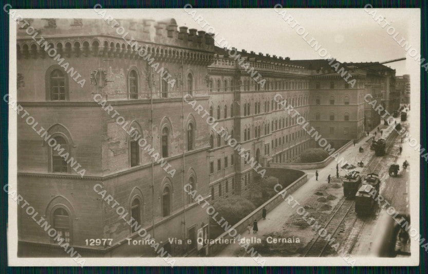 Torino Città Via Quartieri della Cernaia Tram Foto cartolina MZ7518 – fronte