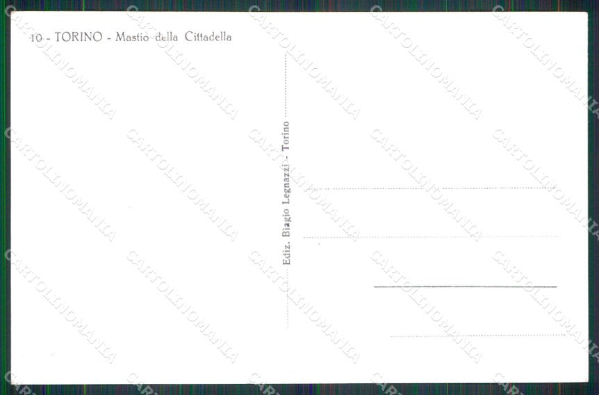 Torino Città Mastio della Cittadella Foto cartolina MZ7520 – retro