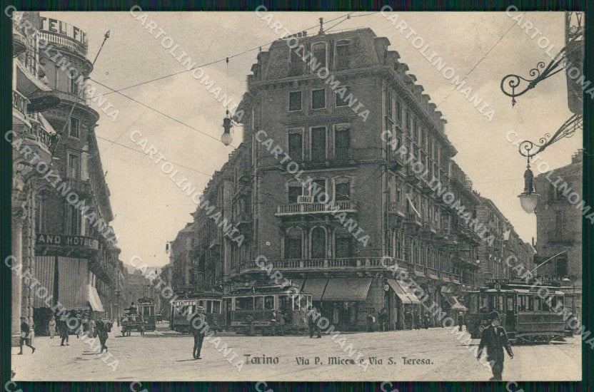 Torino Città Via Pietro Micca Tram Brunner 12427 cartolina MZ7521 – fronte