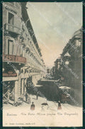 Torino Città Via Pietro Micca Tram Via Diagonale cartolina MZ7529 – fronte