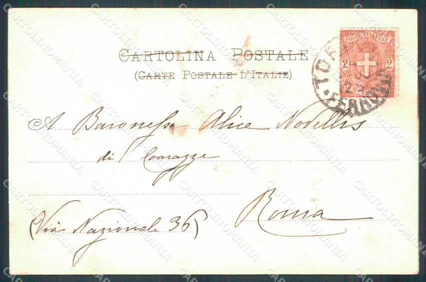 Torino Città Via Pietro Micca Militari Kunzli 2432 cartolina MZ7535 – retro