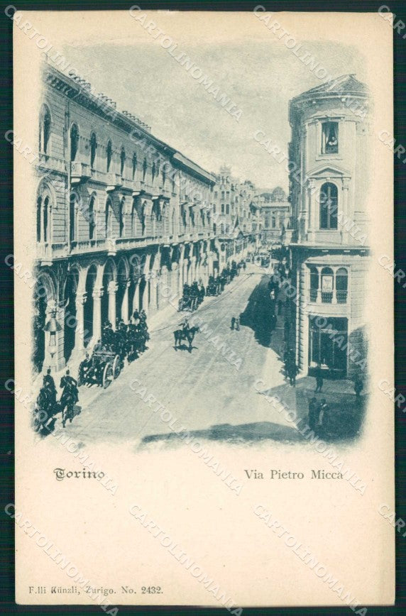 Torino Città Via Pietro Micca Militari Kunzli 2432 cartolina MZ7536 – fronte