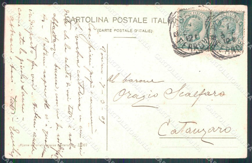 Torino Città Saluti da Via Pietro Micca Tram cartolina MZ7540 – retro